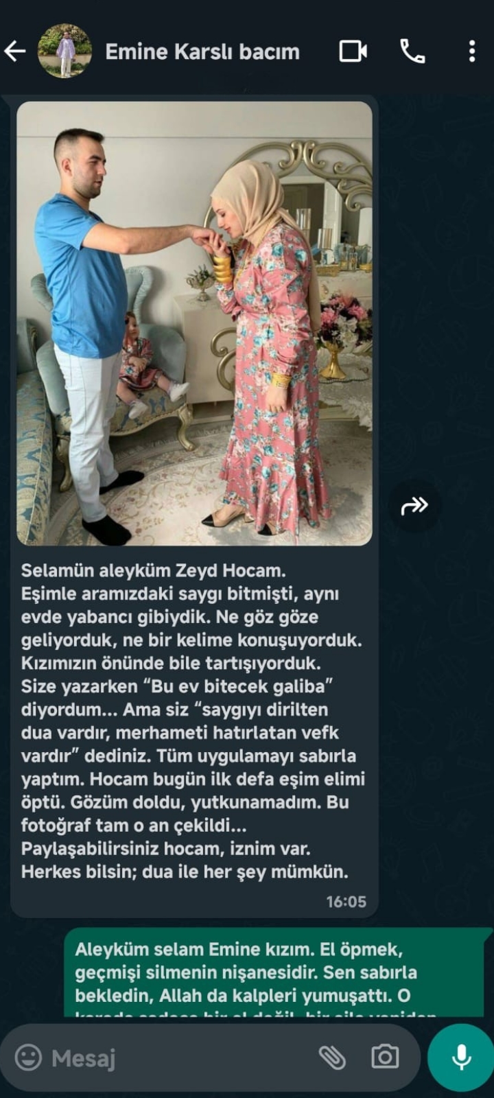 Emine Bacım – Saygı ve Merhamet Yeniden Yeşerdi