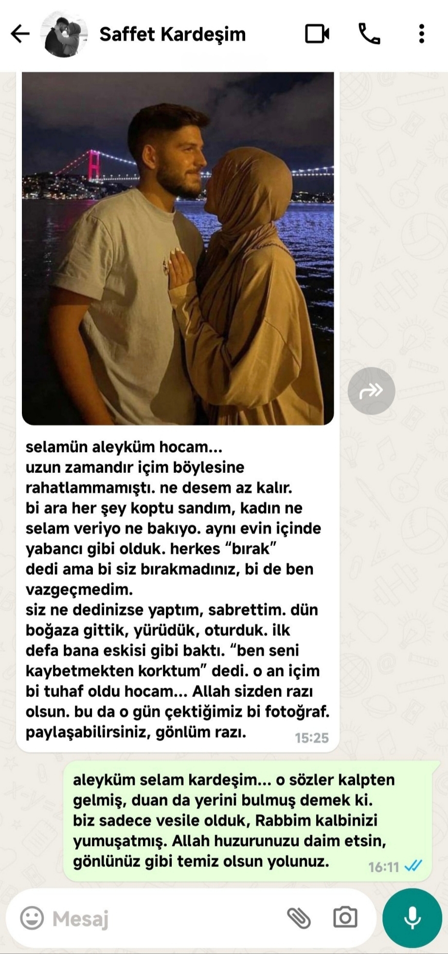 Saffet Kardeşim – Eşler Arasında Gönül Bağı Yenilendi
