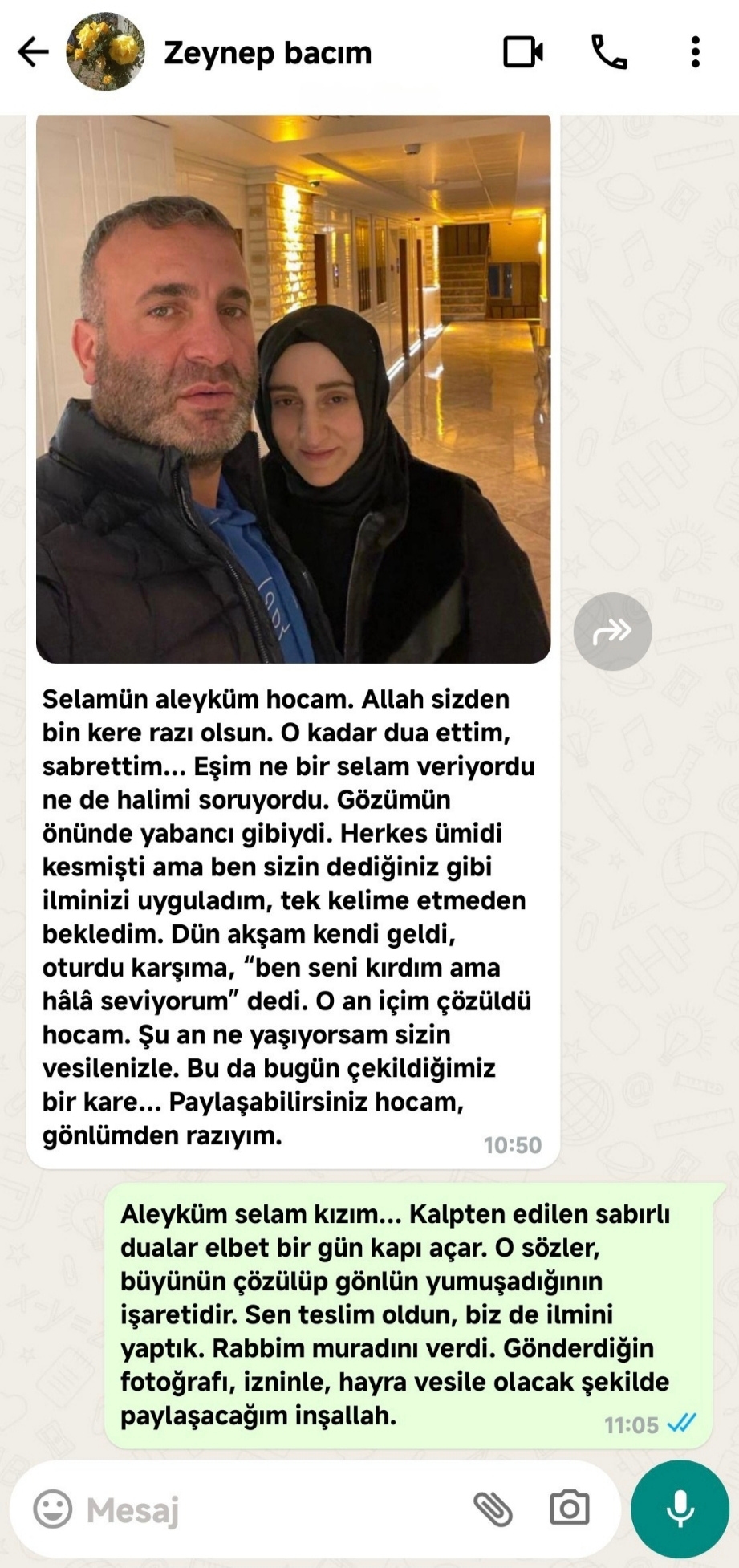 Zeynep Bacım – Eşle Barışma / Yuva Toparlanması