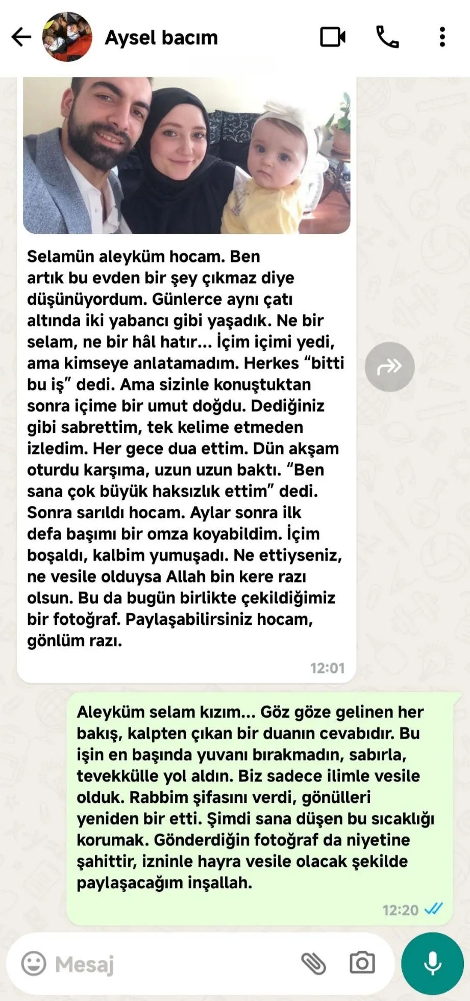 Aysel Bacım – Evlilikte Yumuşama ve Sarılma
